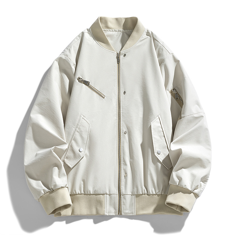 M - 8XL americano primavera y otoño chaqueta de vuelo hombre y mujer collar de béisbol otoño delgado chaqueta de marcas de moda grande hombre
