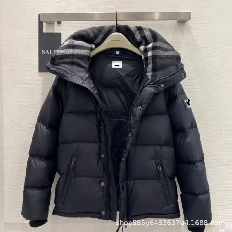 冬季巴家保暖羽绒服连帽外套轻奢休闲可拆卸洋气情侣同款夹克潮服|undefined