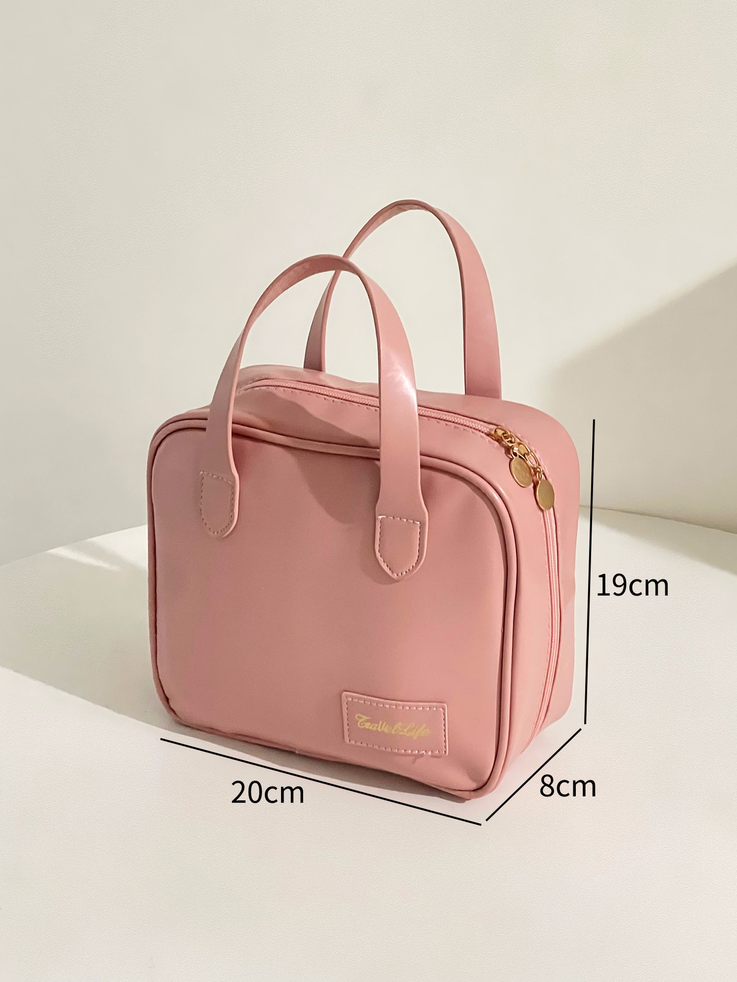 Bolsa de cosméticos de las mujeres nuevo portátil cuadrado portátil de gran capacidad bolsa de almacenamiento de cuidado de la piel cepillo cosmético bolsa de lavado de viaje