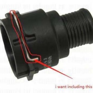 Applicable to Chevrolet Cruze yinglang Junwei Jingcheng GL8 Junyue luzun warm feng shui pipe connector 95089363