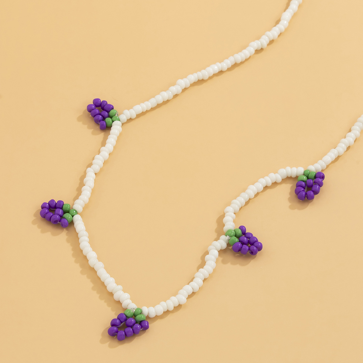 small grape pendant rice bead cute necklace bracelet waist chain wholesale jewelry Nihaojewelrypicture21