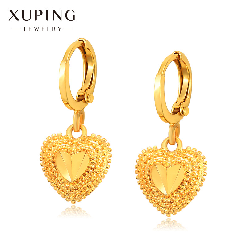 Xuping jewelry car flower love earrings...