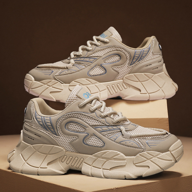 2024 Frühjahr Neue schwarze Sport-Freizeitarbeitsschuhe für Herren, wasserdicht, rutschfest, verschleißfest, Arbeitsschutz und Gezeitenschuhe_voghion.com