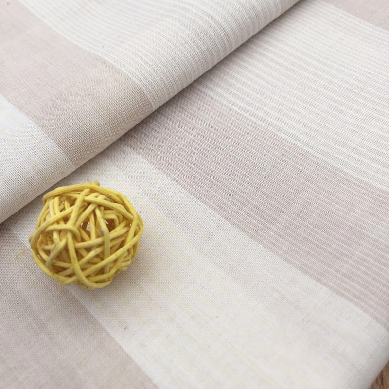 45支府绸条纹涤棉面料日本订单  涤棉提花  衬衫裙子童装服装面料