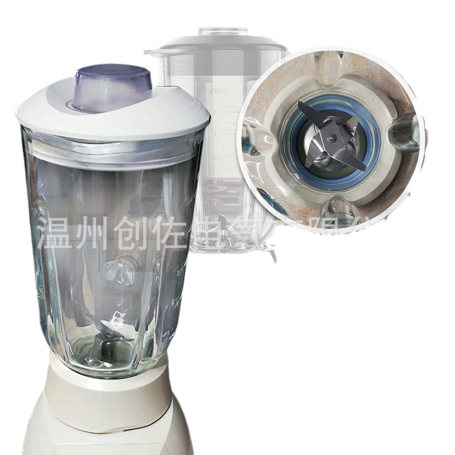 Black Decker, portacuchillas 77666SS BL300 BL450 BL500 BL300 BL450