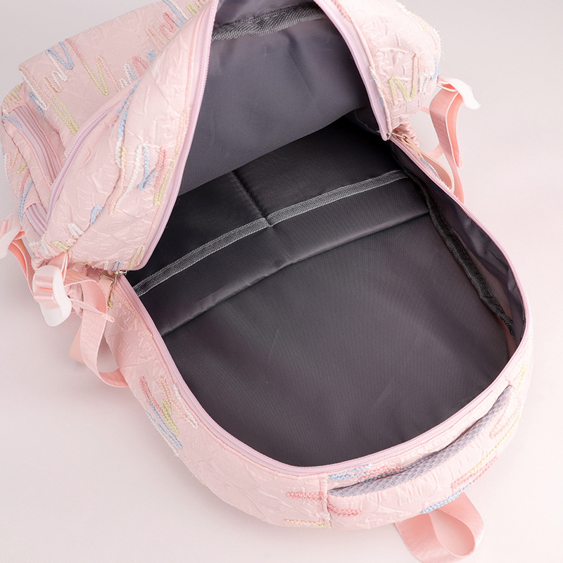 Mochila coreana de gran capacidad, mochila de alta belleza, mochila dulce, mochila de estudiantes universitarios de secundaria, tamaño.