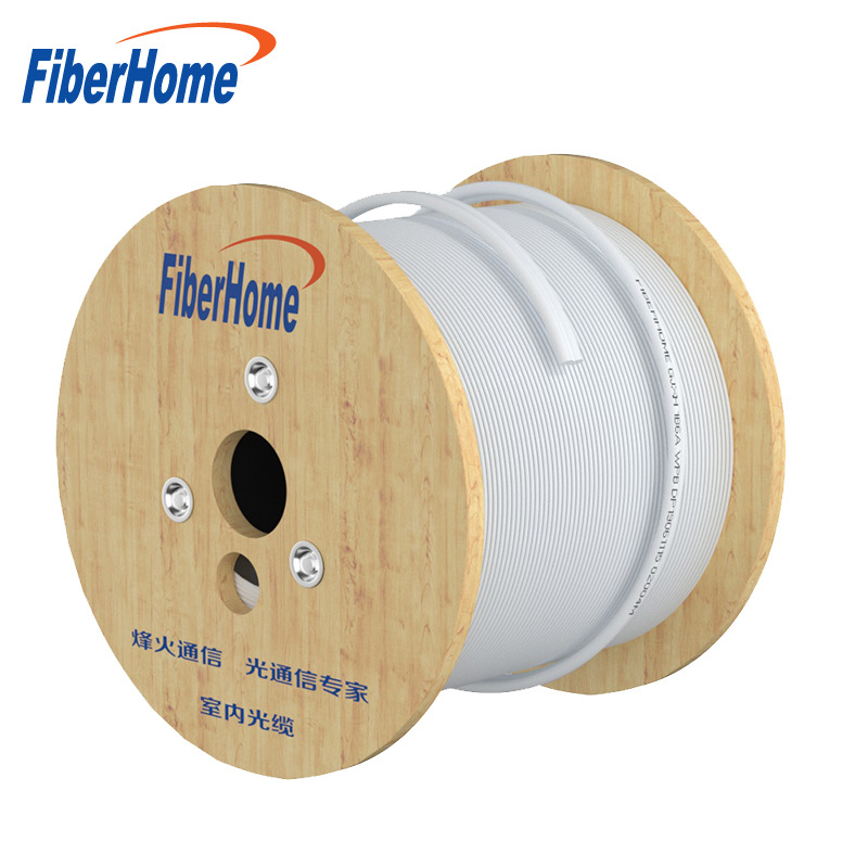 烽火室内光纤线金属蝶形缆单模1芯2芯单芯双芯光缆线入户延长线