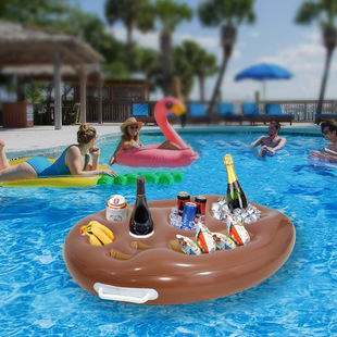 Amazon Direct Sales Inflatable Drink Ice Bucket Drink Floating Cup Pool Party Bathtub Bathing Water Play
