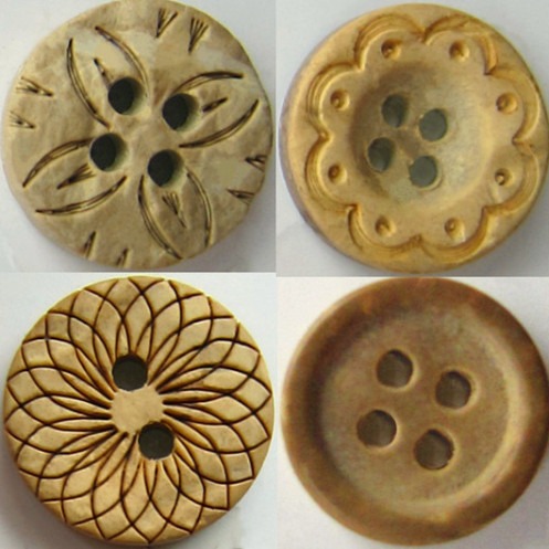 手工DIY辅料 椰子纽扣 服装配件 拼布配件 直径12.5mm