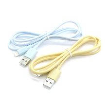 厂家定制USB AM 转Ligtning 智能设备数据线 马克龙色系USB数据线