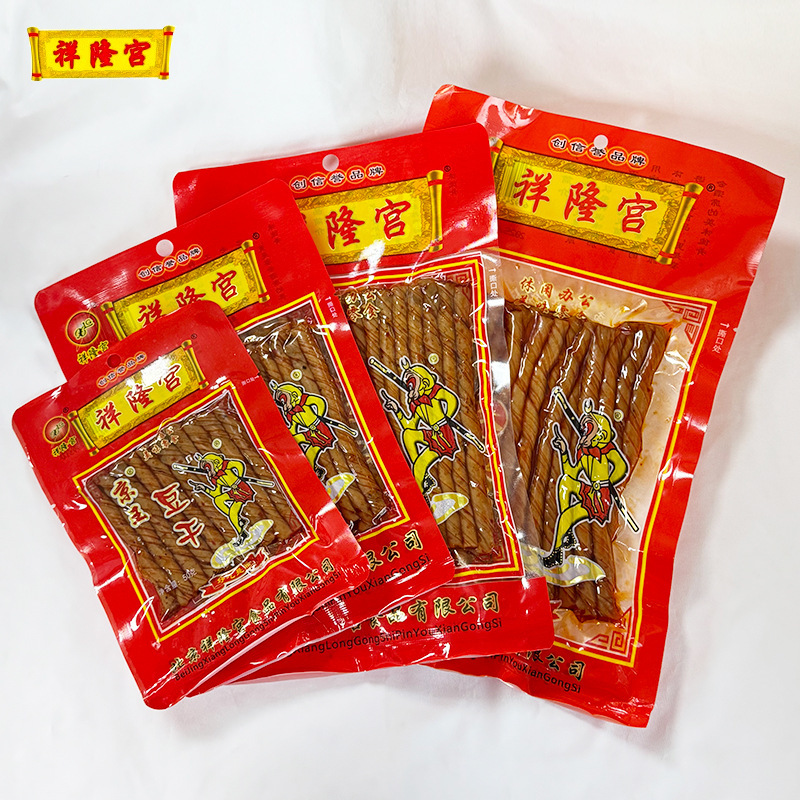 Beijing Xianglong Palace Spicy Strips Jingwang Dried Tofu 161g Jingwang Bean Curd Childhood Memory Old Taste Snack by the School Gate Beijing Xianglong Palace Spicy Strips Jingwang Dried Tofu 161g Jingwang Bean Curd Childhood Memory Old Taste Snack by the School Gate
