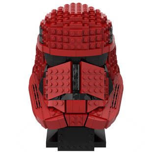 Building Blocks Moc-92823 War Helmet 750 Particle Number Building Block Toy Set Christmas Gift