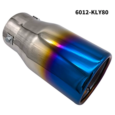 Suitable for 10-18 Toyota Reiz stainless steel tail throat Reiz car modified decorative exhaust pipe tail throat (Car muffler) - flat-blue