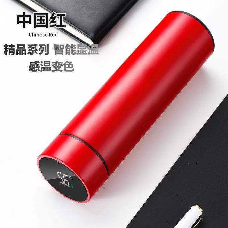 Taza de agua inteligente 316 de acero inoxidable 304 Taza recta de separación de té Regalo unisex Vaso de agua con aislamiento de letras de negocios