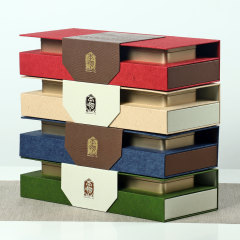 盒境雙罐3罐擺泡大紅袍鐵觀音紅茶異形條盒空茶葉包裝盒