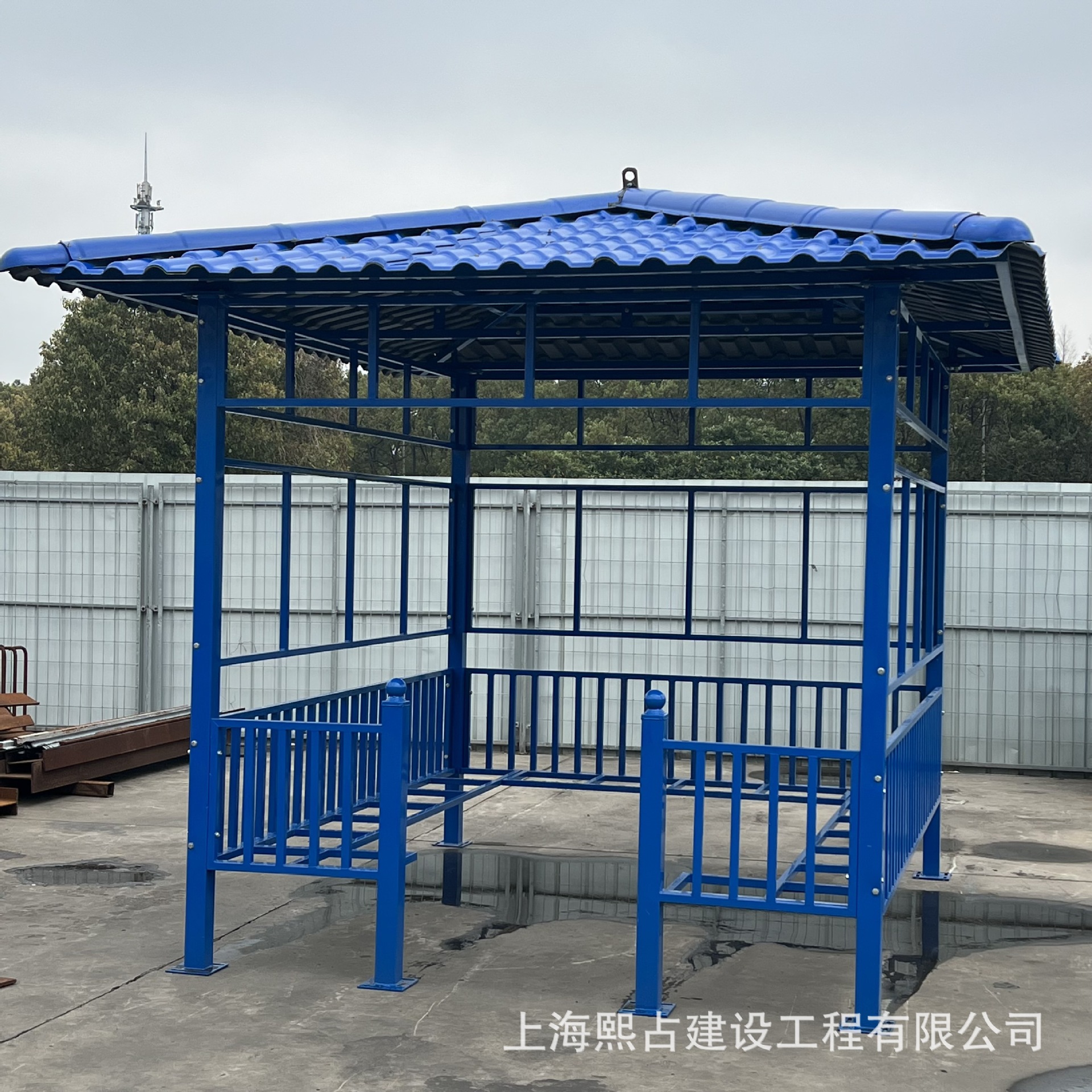 上海熙占建设工程有限公司供应工地上施工茶水亭