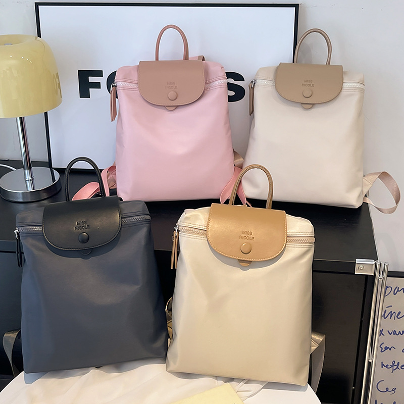 새로운 대용량 작업 통근 배낭 여성의 새로운 올 매치 옥스포드 천 여행 배낭 학생 학교 가방