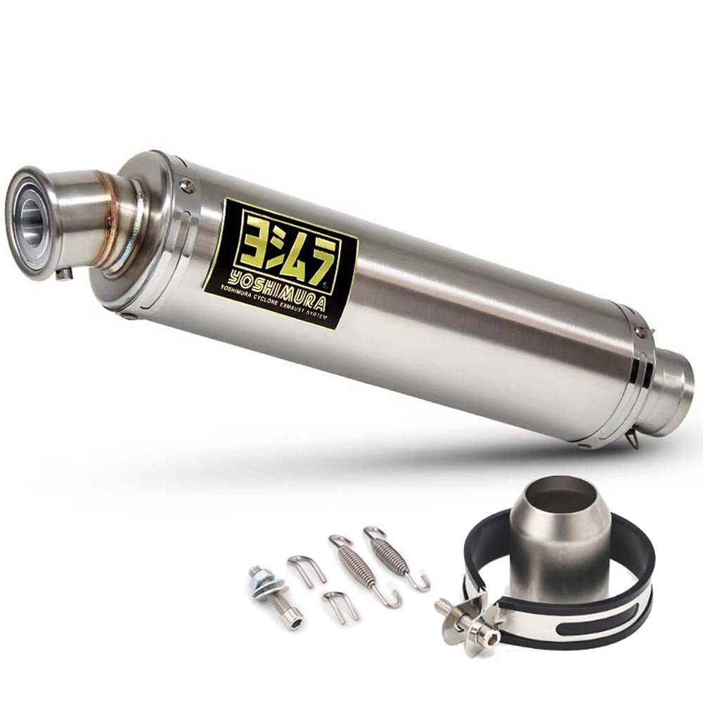 Motorcycle General Yoshimura GP Modified Exhaust Pipe Fried Street Silencer Carbon Fiber Tail Section NINJA250/R3/R6