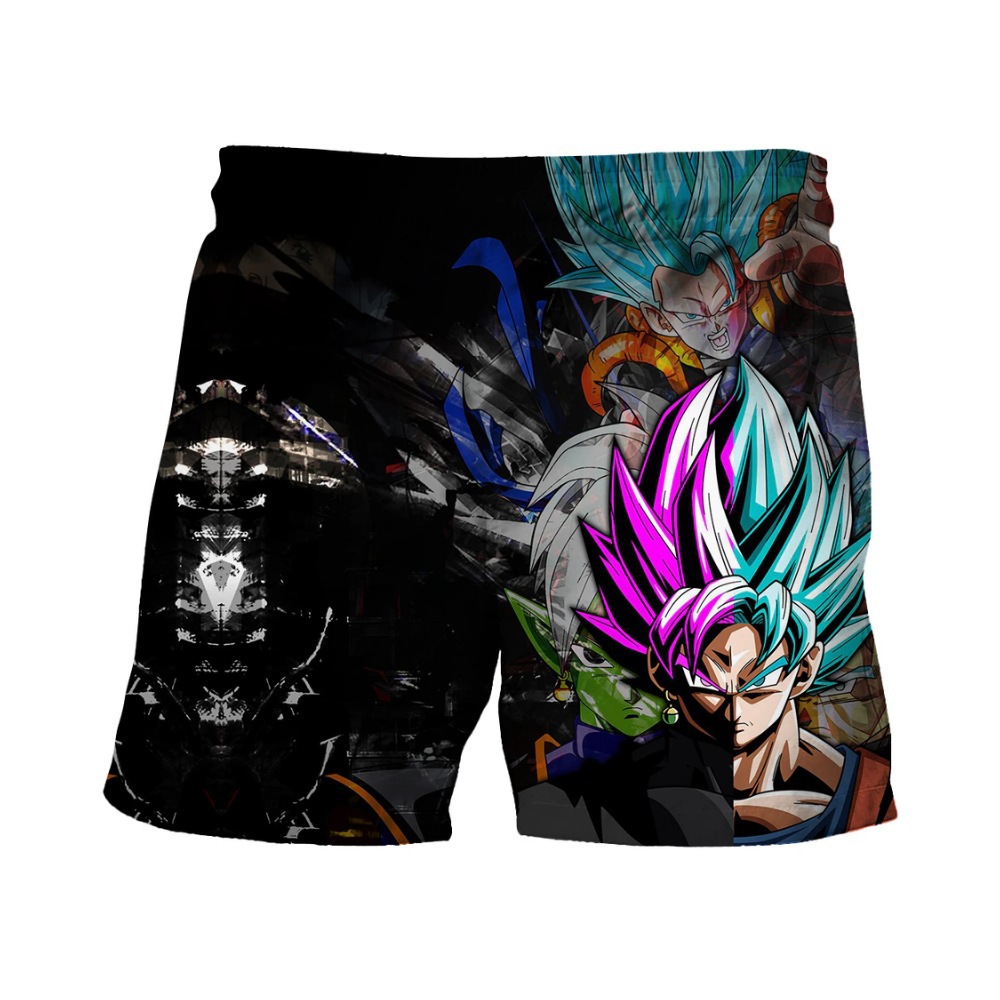 Pantalones cortos de vacaciones de playa con cordón transpirable de malla suelta de verano para hombres 2024 venta caliente spot de impresión digital 3D