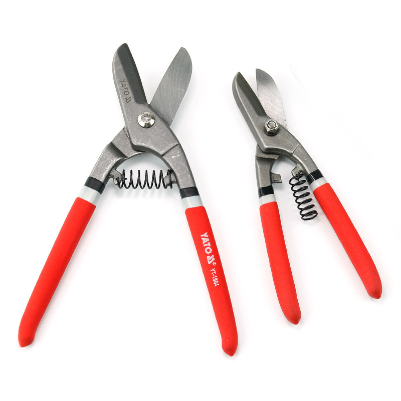 YATO英美式铁皮剪工业金属剪子龙骨集成吊顶铝扣板白铁的专用剪刀