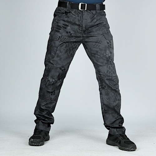 IX7 Tactical Pants for Men, Long Pants for Special Forces, Military Enthusiasts, Outdoor Training Pants, Autumn/Winter Hiking Pants, Durable Emperor Commander