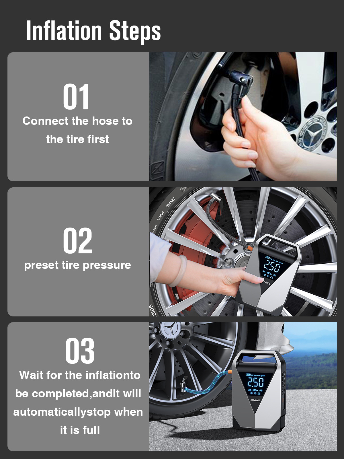 Car Emergency Jump Starter, Air Pump, All-In-One Power Bank, Multifunctional Portable Battery Jump Starter, Cross-Border
