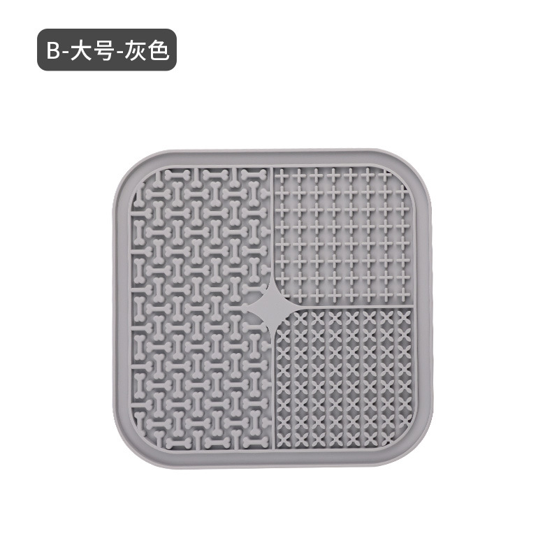 Amazon caliente de grado alimenticio almohadilla de lamida de mascota succión almohadilla de mascota para perros varias formas de almohadilla de mascota para perros