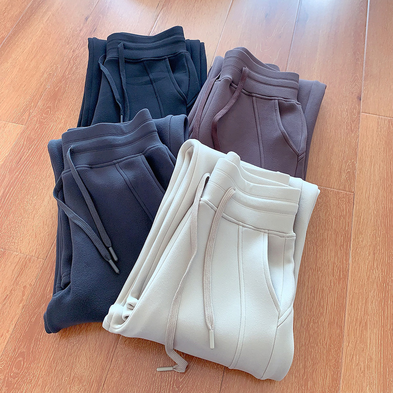 The Most Popular Figure in the Sports World! New Autumn and Winter Style Slim Straight Sports Casual Pants and Sweatpants for Women