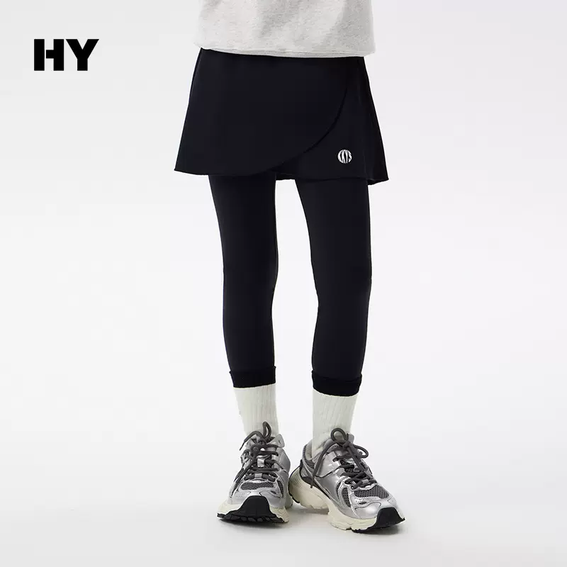 女童洋气打底裙裤2025秋季新款儿童韩版半身裙中大童秋装休闲长裤