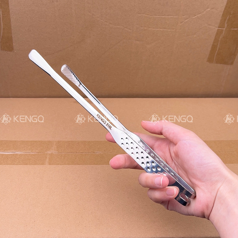 316L Stainless Steel Barbecue Clip Korean-style Household Kitchen Multifunctional Food Clip Buffet Clip Anti-scalding Steak Clip