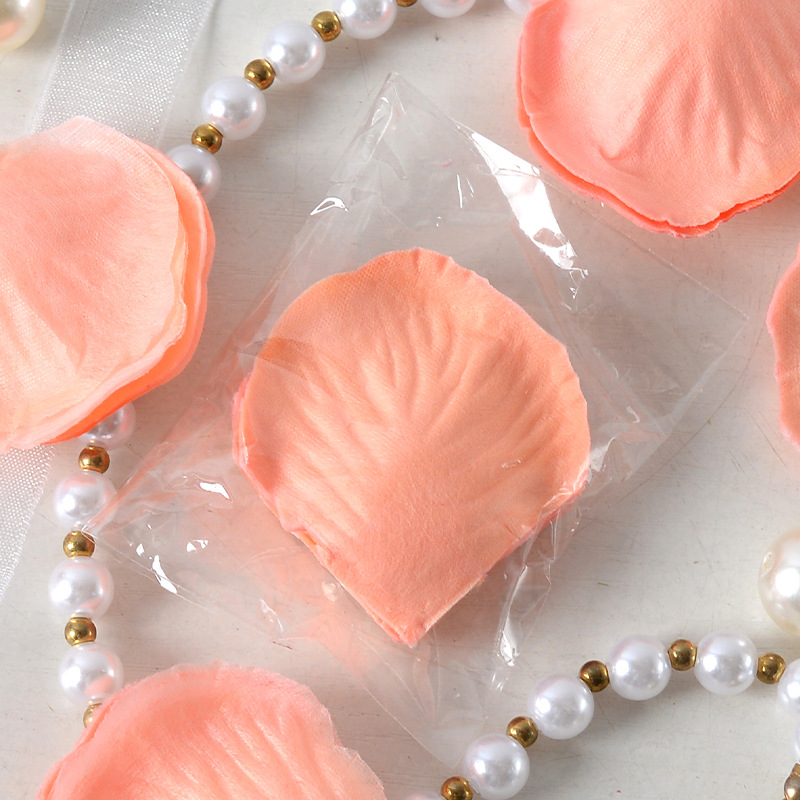 Simulación de pétalos de rosas dulces 100 piezas de tela no tejida propuesta de matrimonio de la atmósfera de cumpleaños esparcida a mano