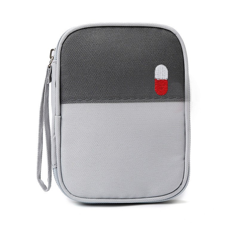 Bolsa de medicina portátil para viaje de negocios bolsa de medicina pequeña bolsa de primeros auxilios de emergencia al aire libre bolsa de almacenamiento de medicina en el hogar