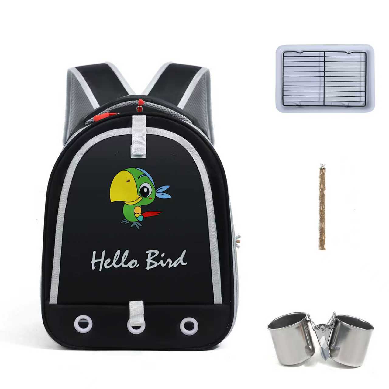 Bolsa de Transporte para Pájaros Little Sun, Jaula Portátil de Doble Hombro, Plegable y Transpirable para Palomas y Aves, para Uso en Exteriores