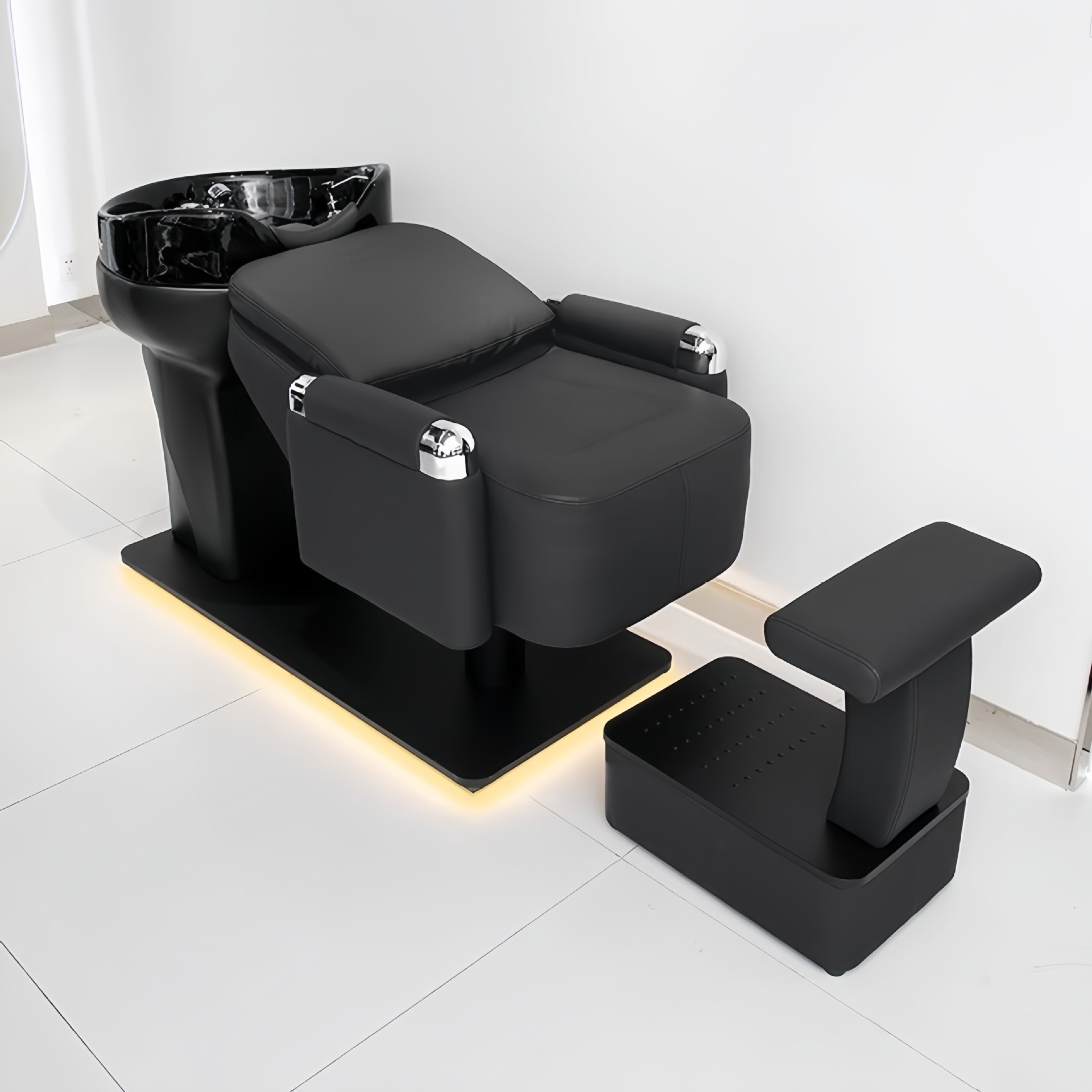 Negro de alta gama VIP - pedal alto - con luz