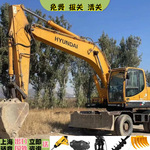 最新版Hyundai现代210二手现代轮挖现货出售 可外贸，210-9