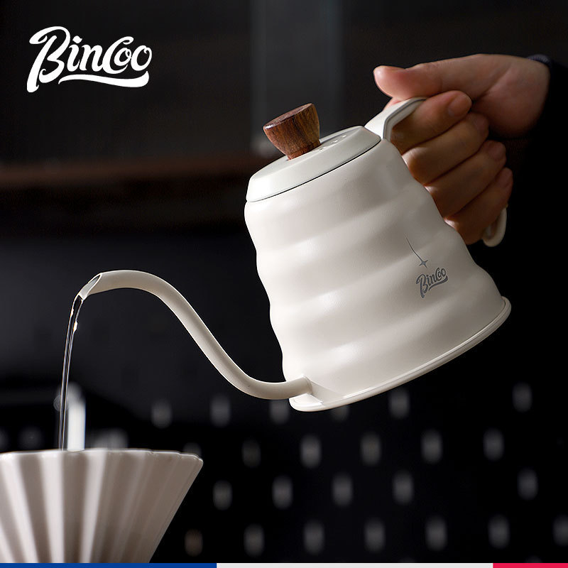 Bincoo Hand Coffee Pot Stainless Steel Nozzle Pot Outdoor Coffee Brewing Drip Coffee Hand Pot Utensil
