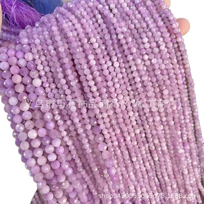 Zərgərlik ara hissələri – Kunzite Faceted 2-6mm Small Beads