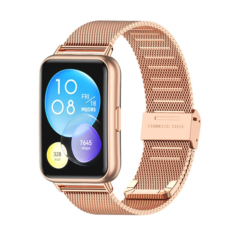 Подходит для Huawei Watch FIT 2 Милан Набор браслета Sanzhu FIT Металлическая нержавеющая сталь Милан пряжка двойной магнитный запястье