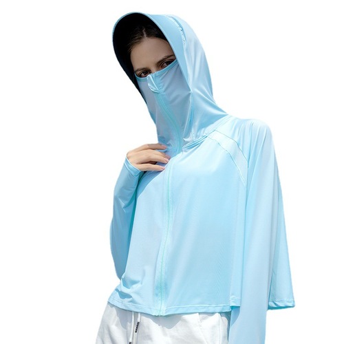 Ruiya shawl sun protection clothing for women, summer anti-UV vinyl large brim sun protection breathable jacket ice silk sun protection clothing