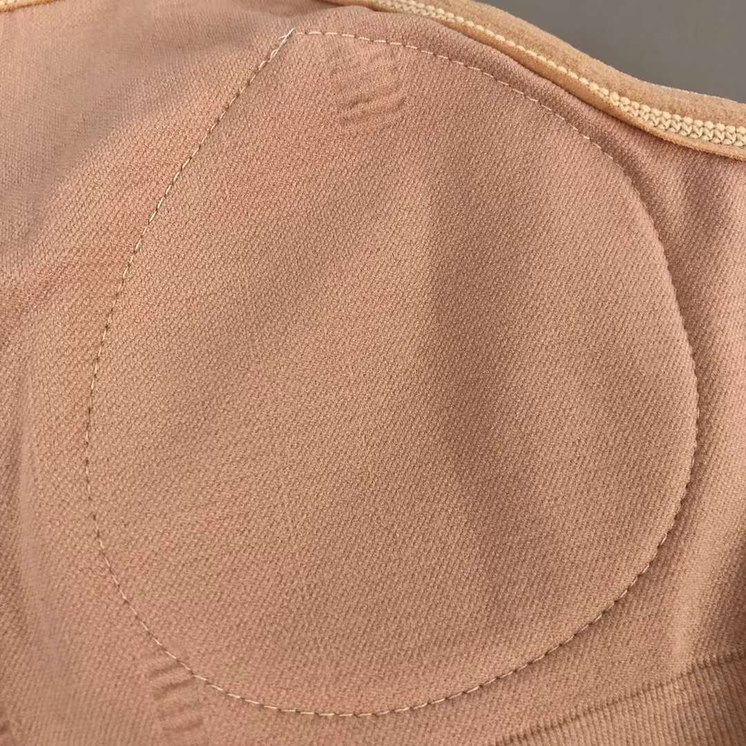 Nuevo chaleco sin costura de alta elasticidad fija copa de mujer chaleco sin anillo de acero sujetador de encaje ropa interior deportiva mujer al por mayor