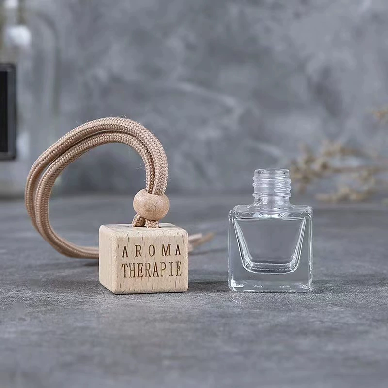Transparent perfume, bottle, pendant for auto