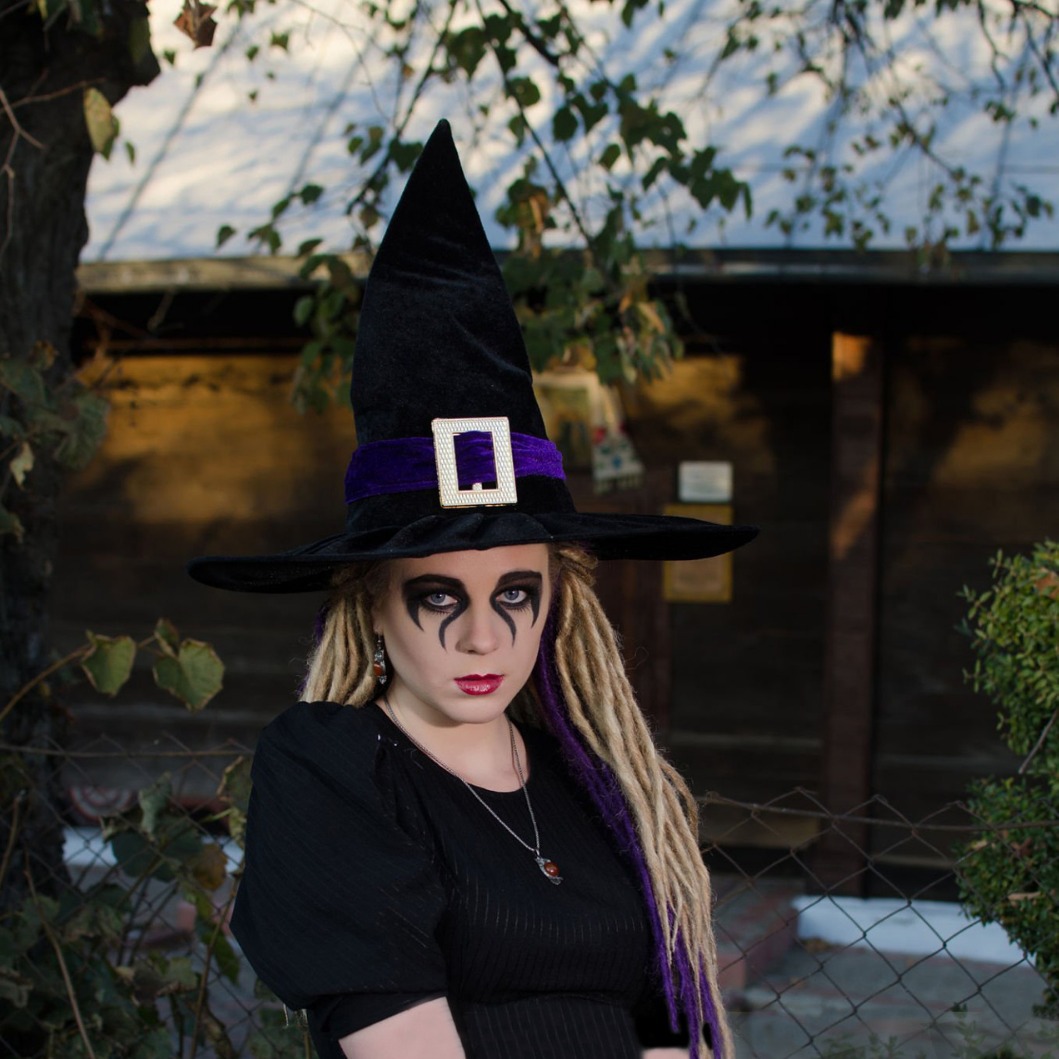 Sombrero de bruja de Halloween transfronterizo Sombrero de bruja negra Sombrero de bruja de ángulo recto Sombrero de bruja adulto Sombrero de brujo para niños Sombrero de brujo