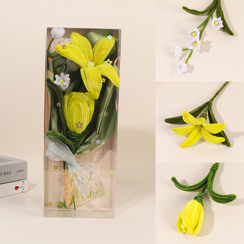 완성된 트위스트 스틱 부케 6