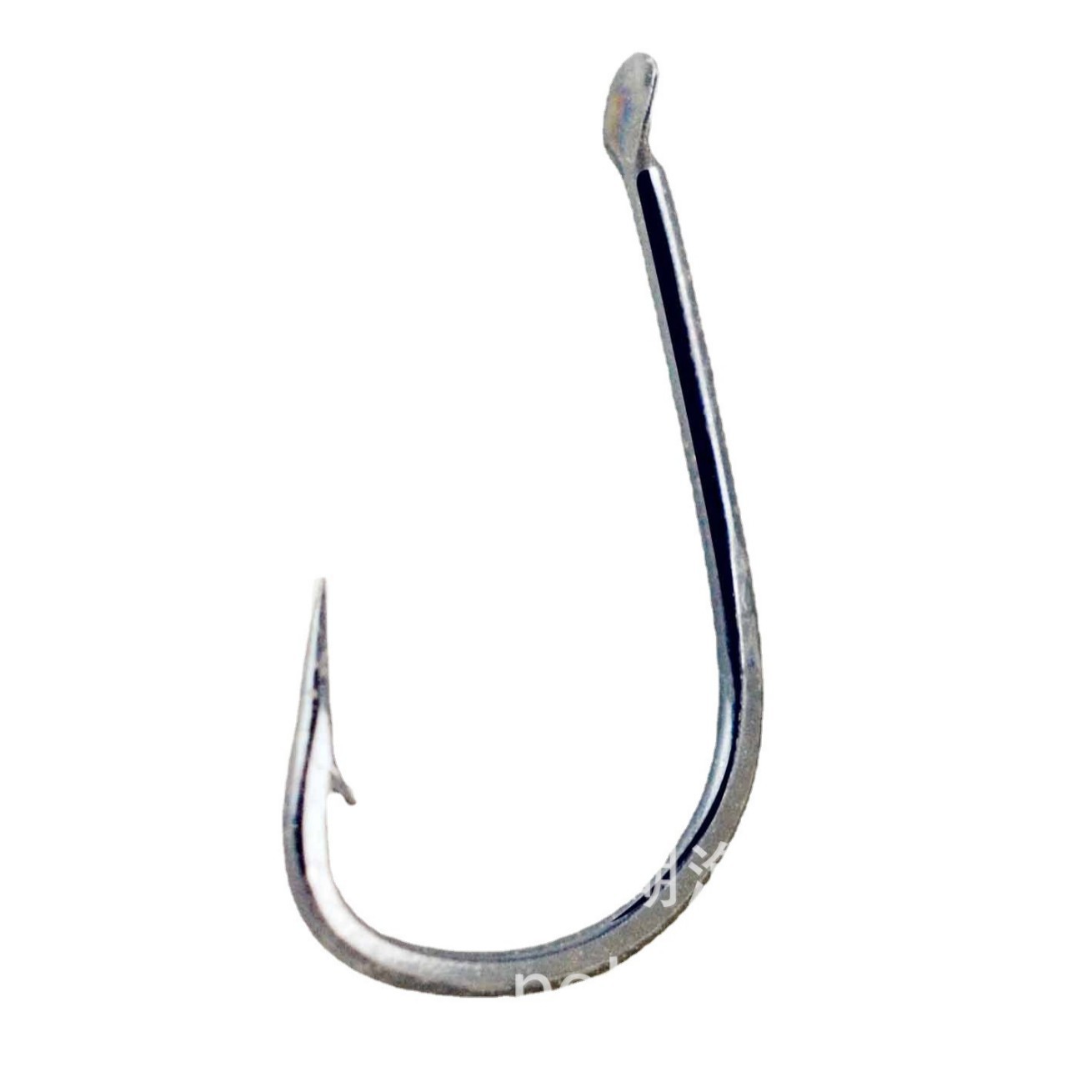 Qihu boutique corriente tiene 10 anzuelos púas/bolsa de acero alto carbono fabricante makou luya delgada tira negro pit asesino