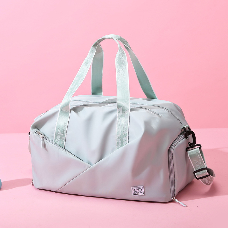 sports foldable one-shoulder bag wet and dry separation