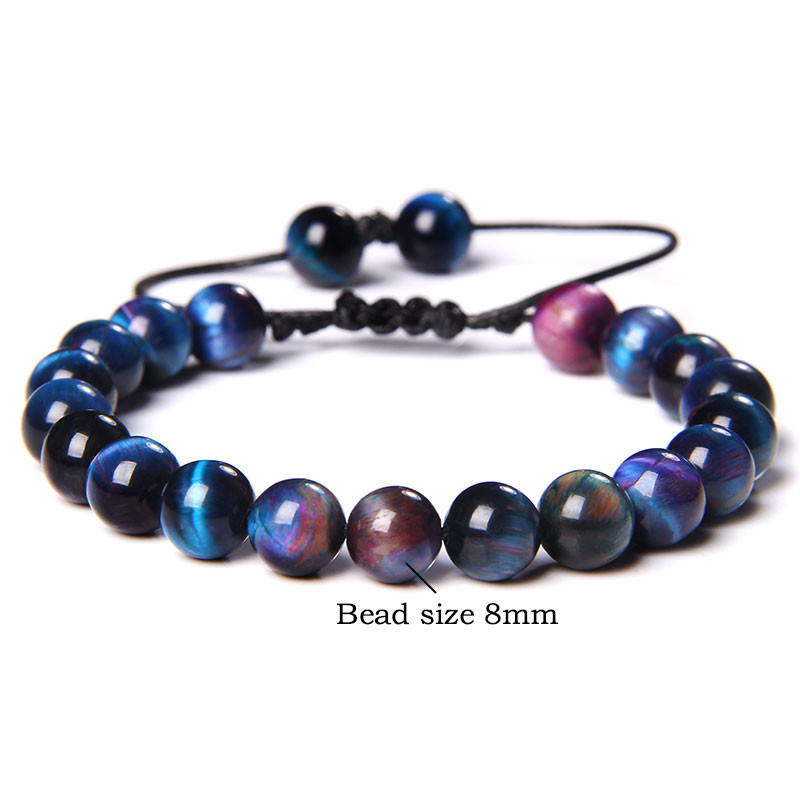 11g Weight Bracelets Classification 1 Piece Quantity Daily Occasion Tiger Eye Material Gradient Color Pattern Unisex Gender Beaded Design Fashion Style 1 Piece Fashion Gradient Color Tiger Eye Beaded Bracelets 7