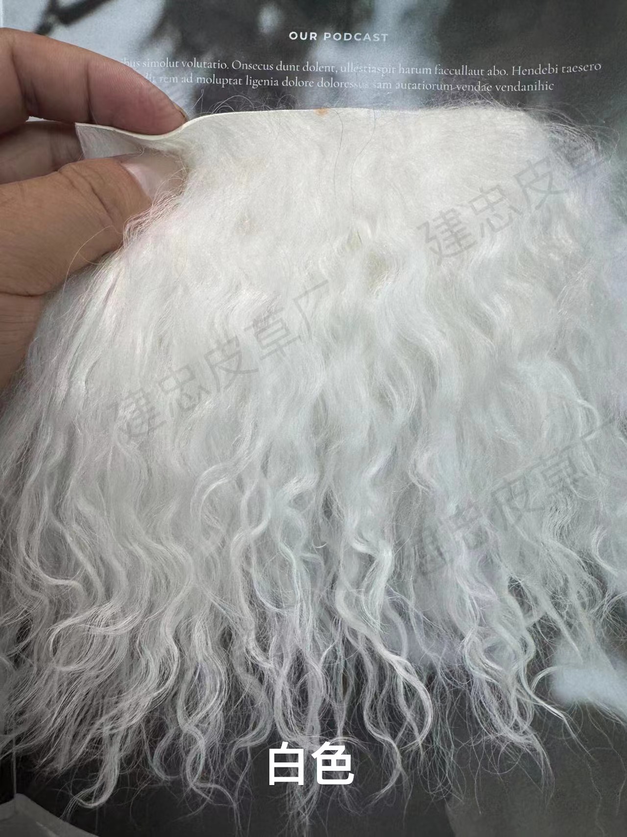 Alta calidad tan lana pelo fila bjd belleza nudo cerdo monstruo soldado monstruo ob11 Gao Ke Er multicolor 6 puntos bebé peluca