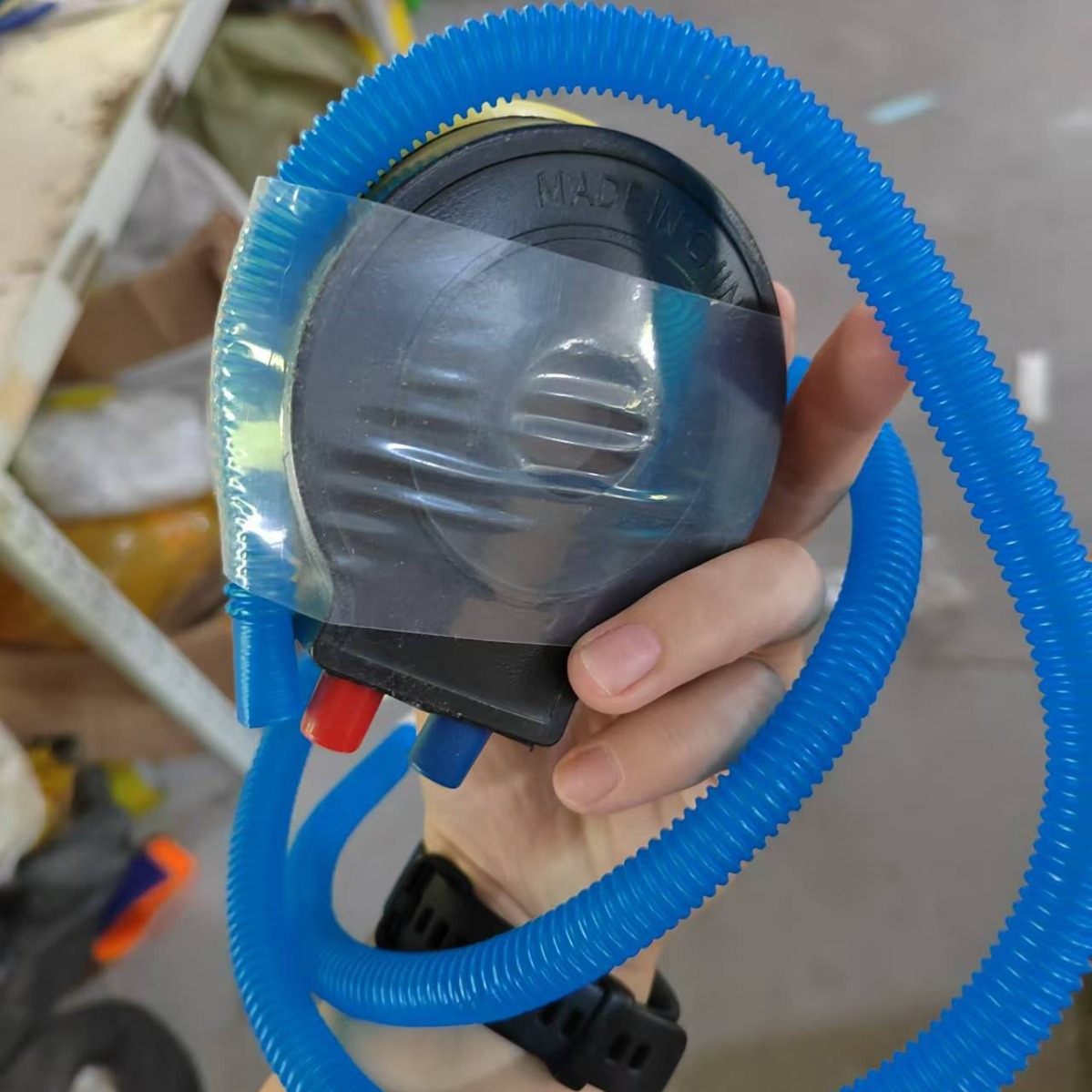 卸売 4inch 足踏み式バルーンポンプ多目的ポータブル足踏み式エアポンプさまざまな種類のバルーンポンプ