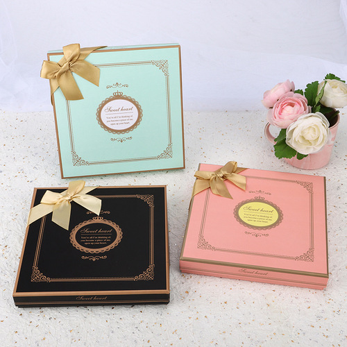 Chocolate packaging box 520 gift box empty box handmade Christmas birthday gift box heaven and earth cover