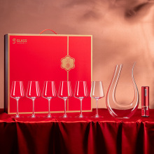 乔迁新居房子礼物送人实用搬家入宅红酒杯套装轻奢高级感酒具礼盒